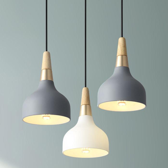 Lampada a sospensione moderna a disco Macaron 1 luce