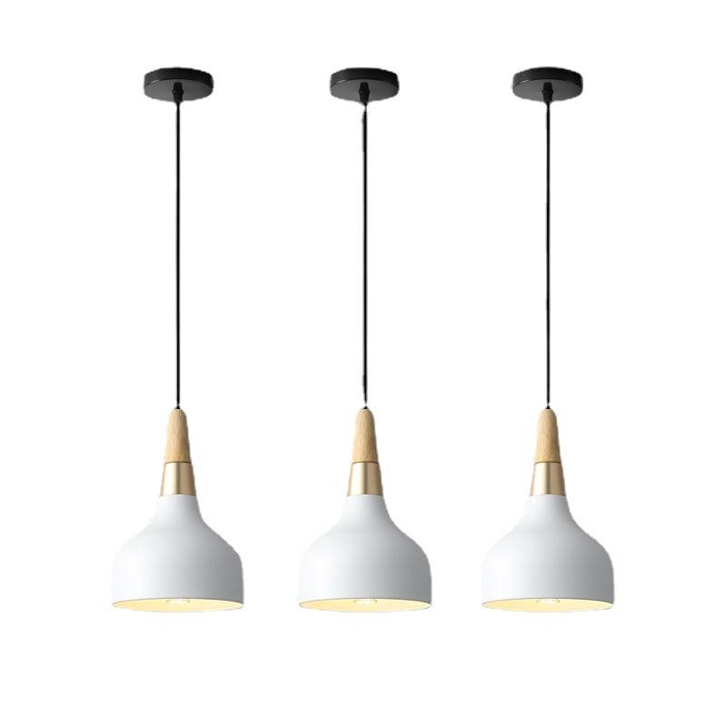Lampada a sospensione moderna a disco Macaron 1 luce