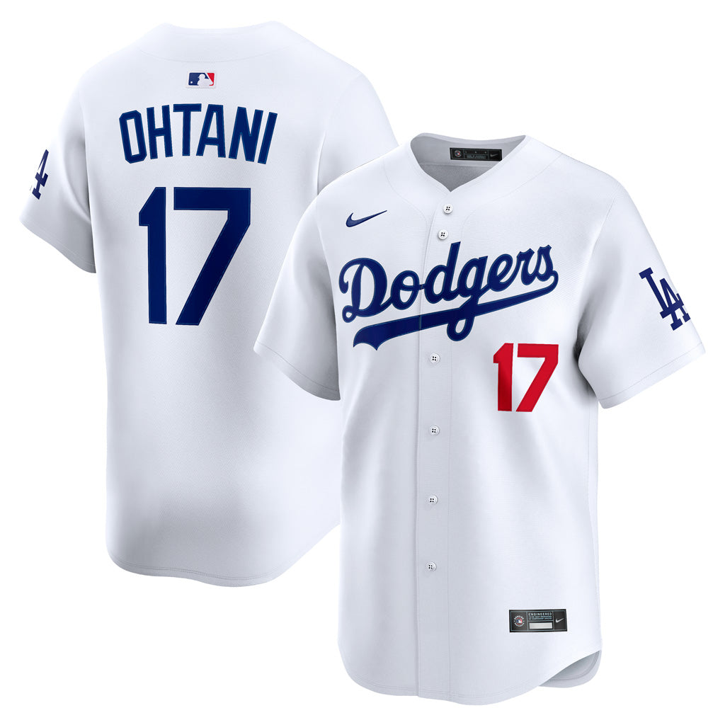 Maglia Nike Home Limited MLB Los Angeles Dodgers Shohei Ohtani - Bianca