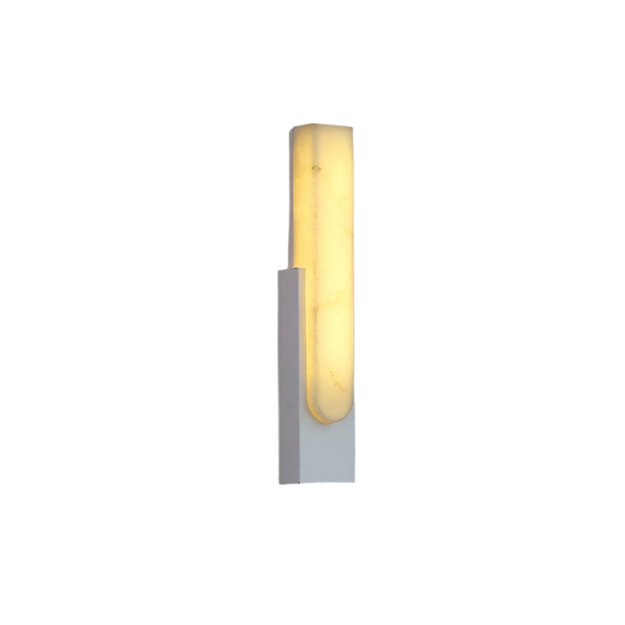 Applique da parete moderna in ottone effetto alabastro LED 1 luce