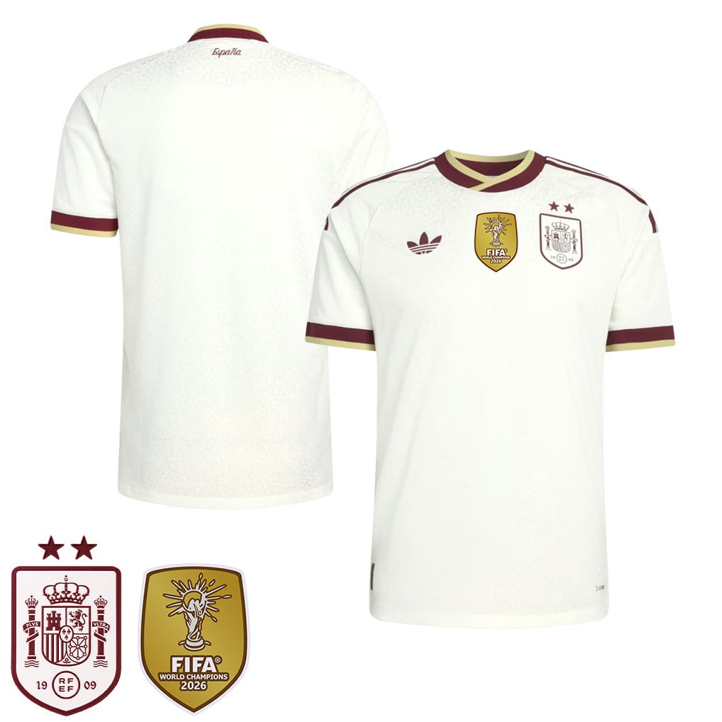 Spain 2026 Two-Star World Cup Champions Men's Away Jersey