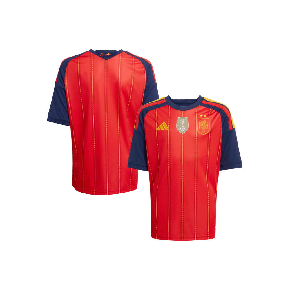 Spain 2026 Two-Star World Cup Champions Kids Home Jersey