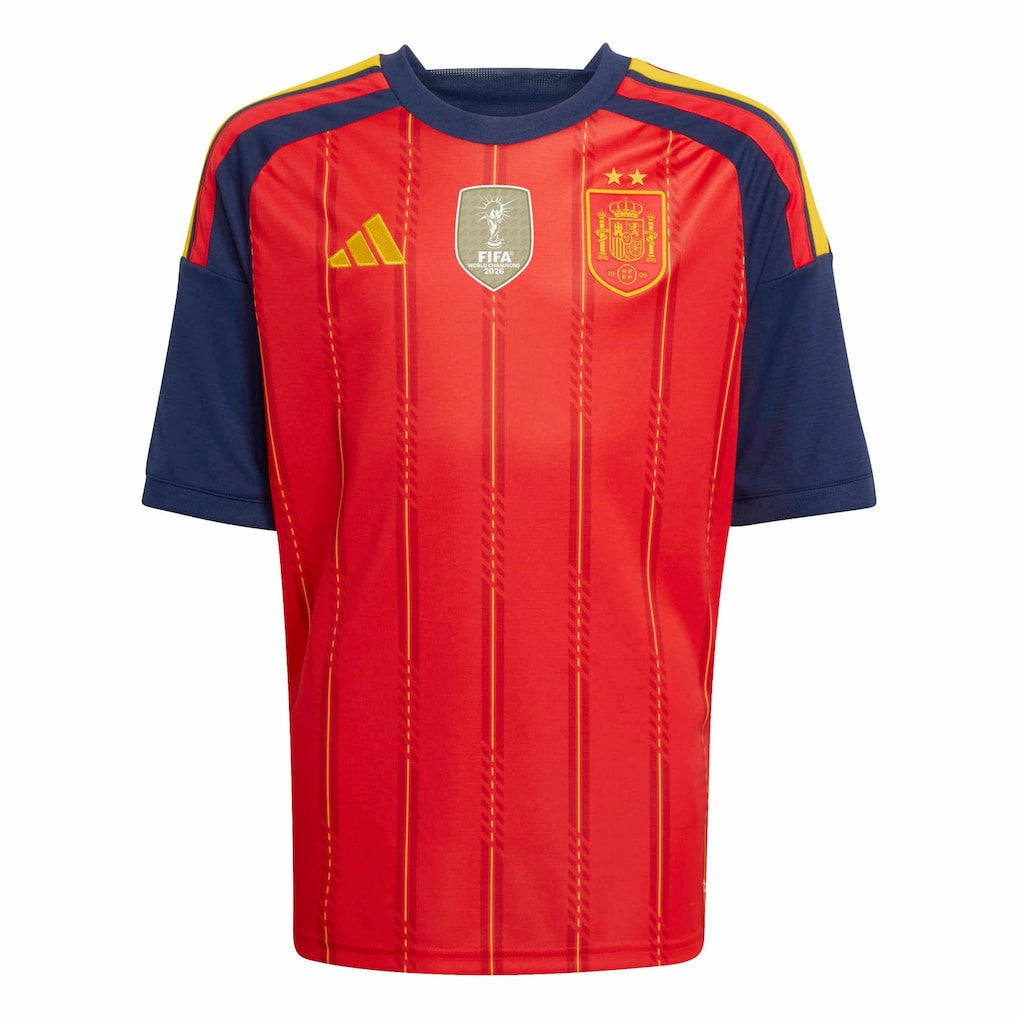 Spain 2026 Two-Star World Cup Champions Kids Home Jersey
