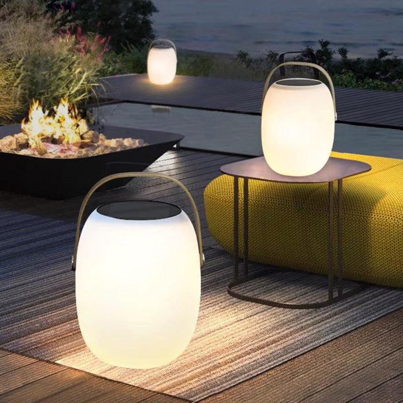 Lanterna solare portatile moderna LED per esterni 1 luce