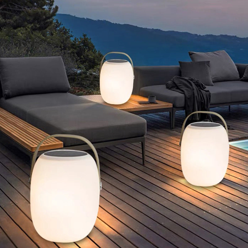 Lanterna solare portatile moderna LED per esterni 1 luce