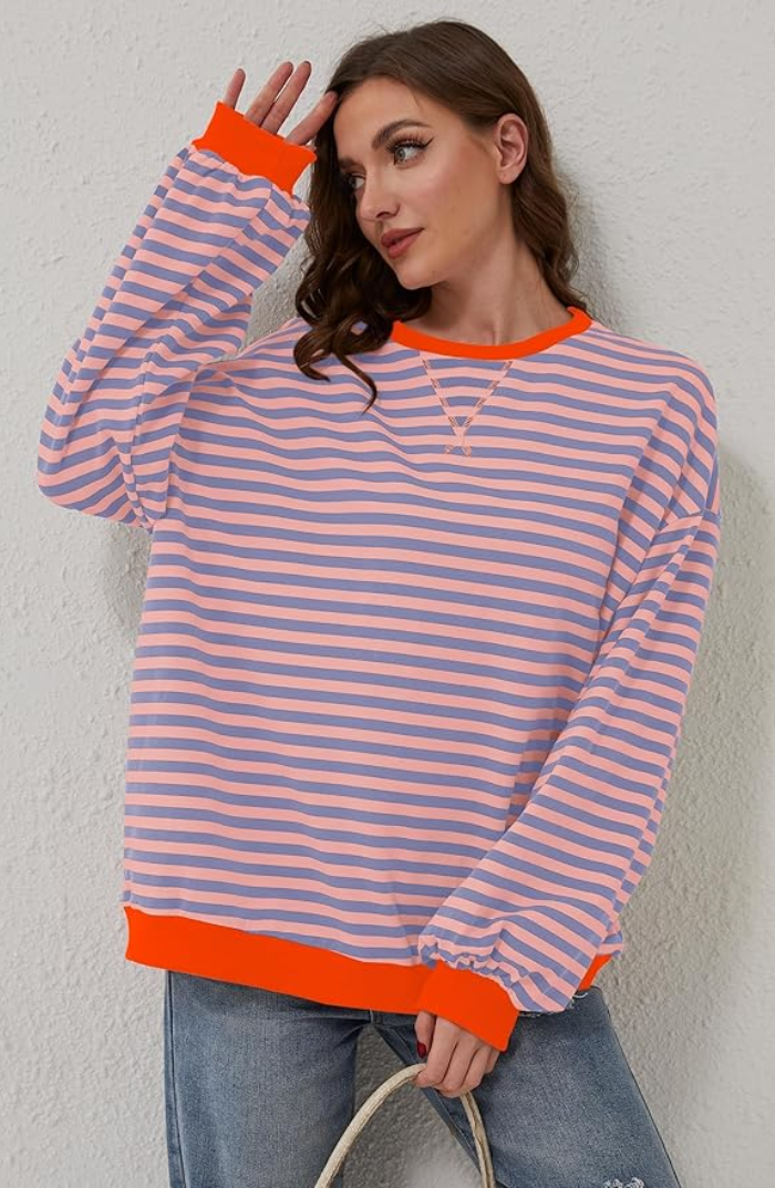 Puili | Striped Oversized Sweater