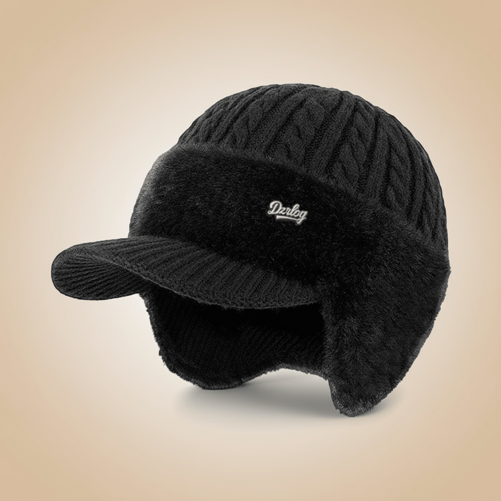 Cold Weather Trapper Hat with Ear Protection - Winter Warmth Hat