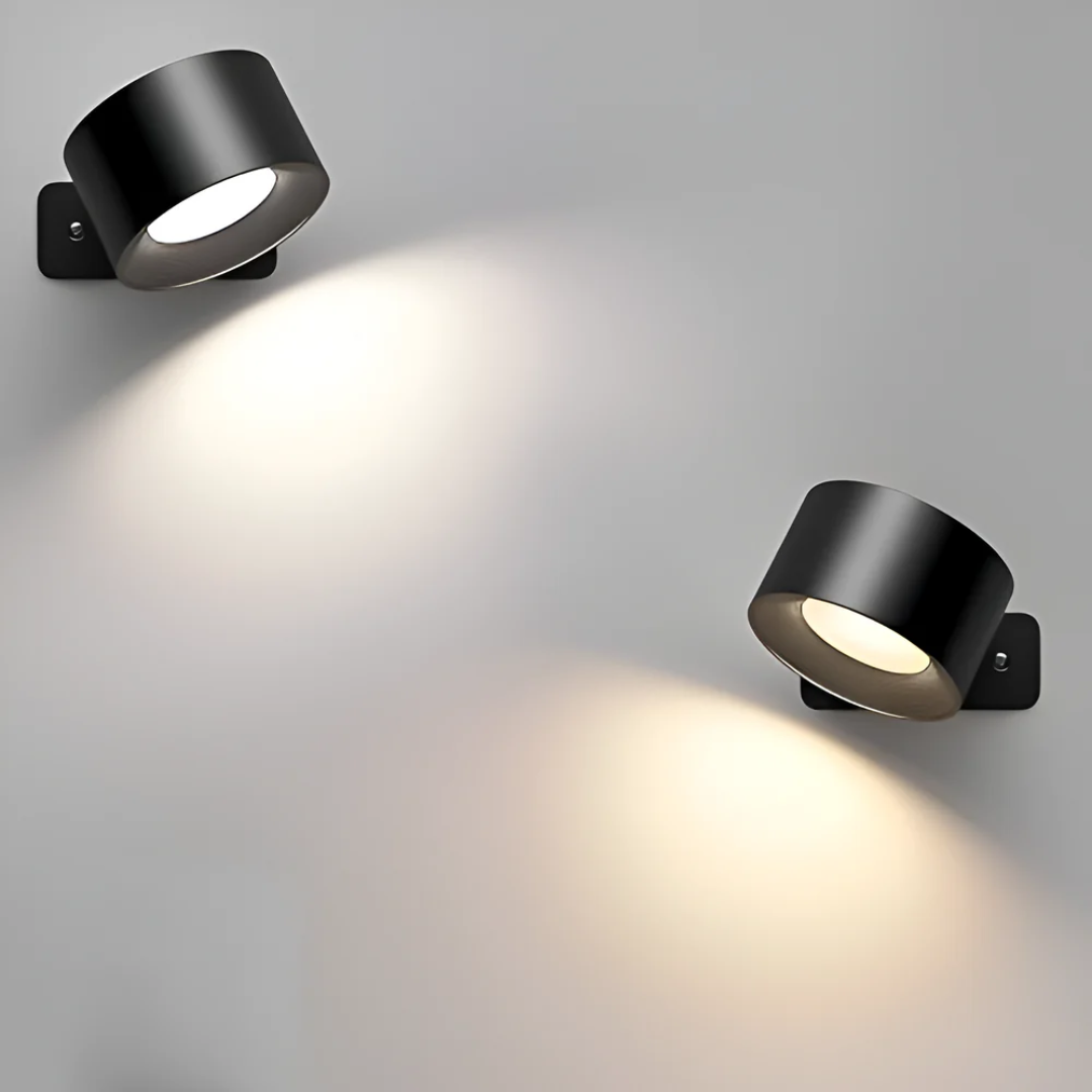 Lampada da parete in legno effetto venatura LED 1 luce