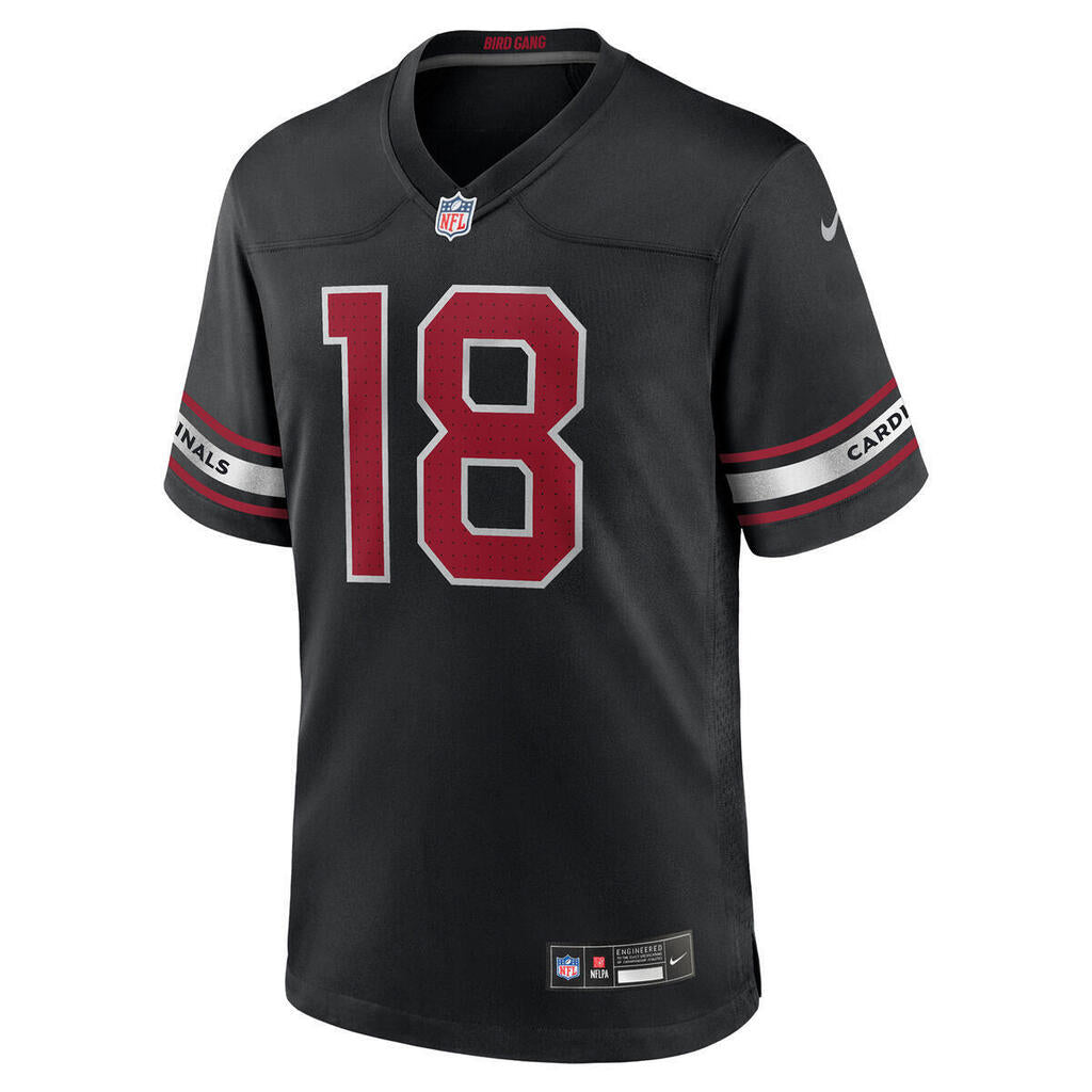 NFL Arizona Cardinals Marvin Harrison Jr. Nike Alternate Game Jersey - Black