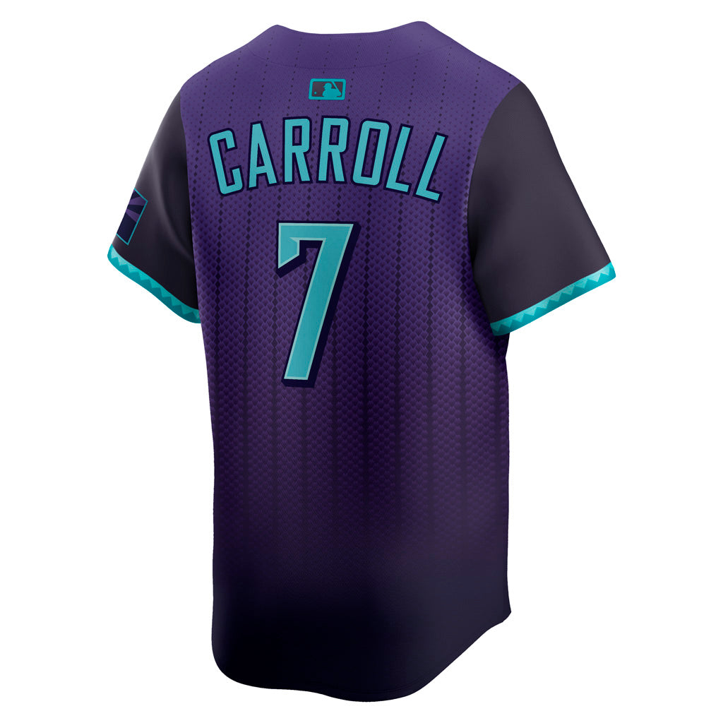 Maglia Nike 2025 City Connect Limitata MLB Arizona Diamondbacks Corbin Carroll - Viola