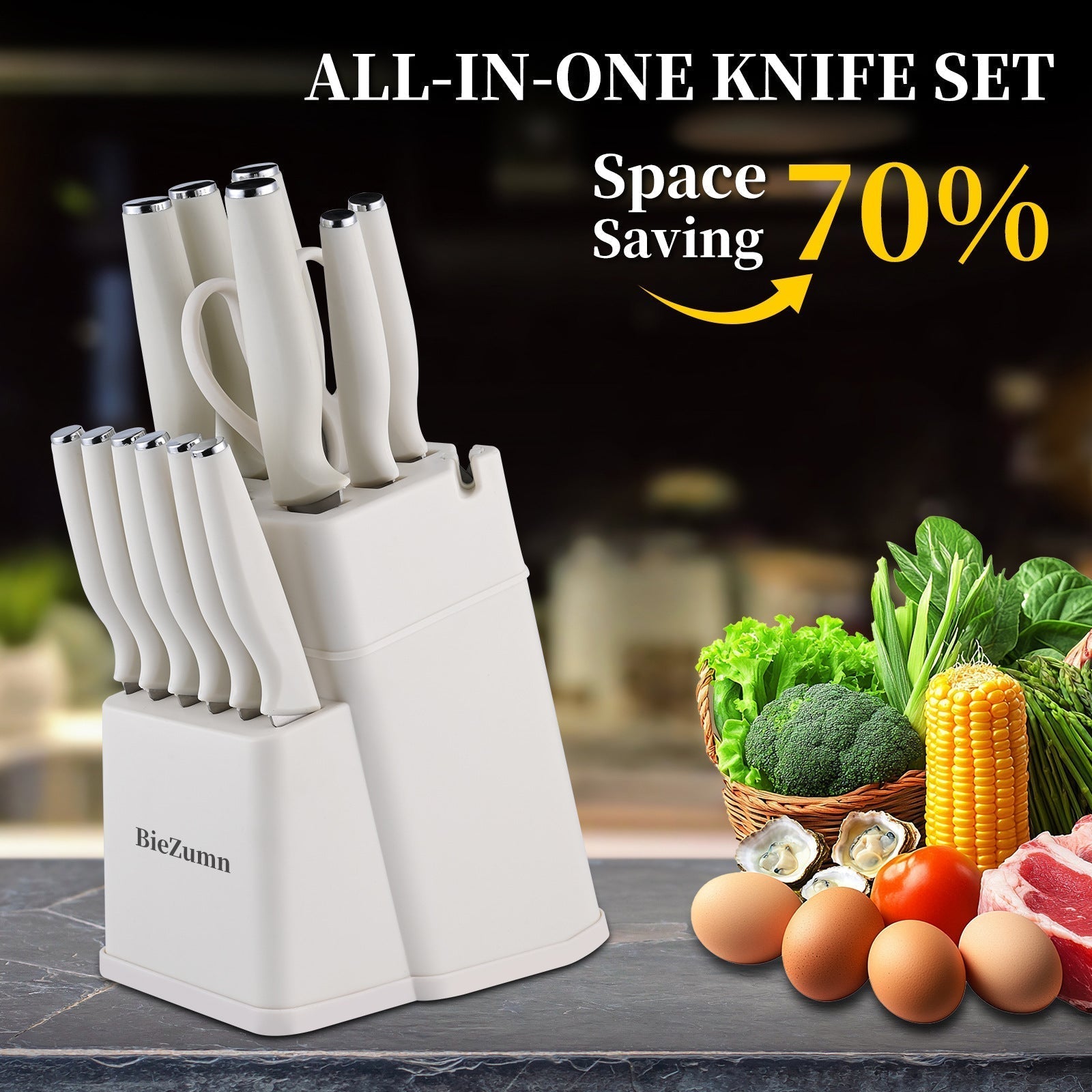 Set di coltelli da cucina | Collezione di coltelli professionali da chef