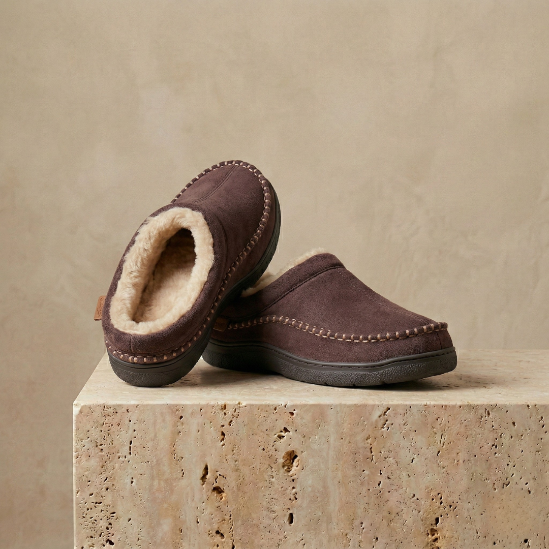 Pantofole morbide slip-on accoglienti