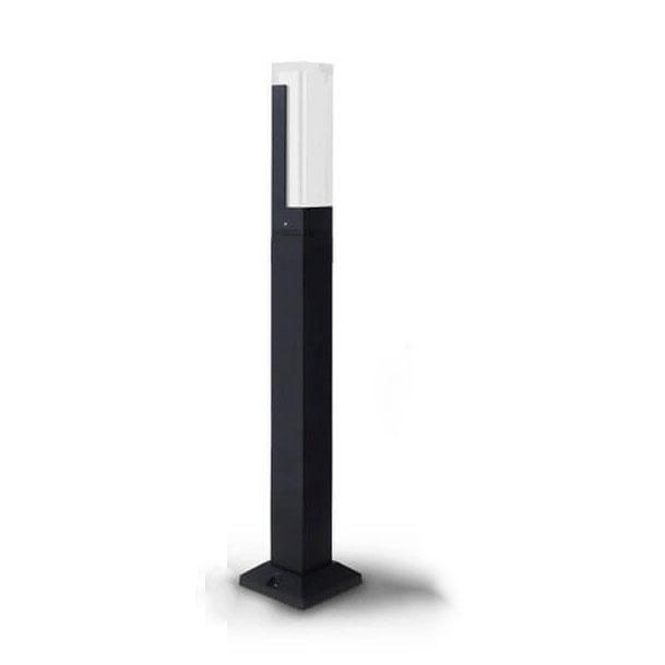 Lampada da giardino esterna moderna quadrata con LED 1 luce