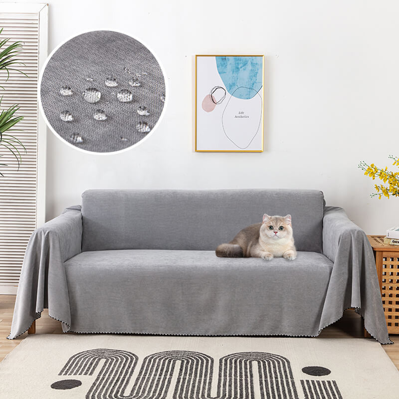 Protective Sofa Cover Blanket – Non-Slip & Washable Couch Cover