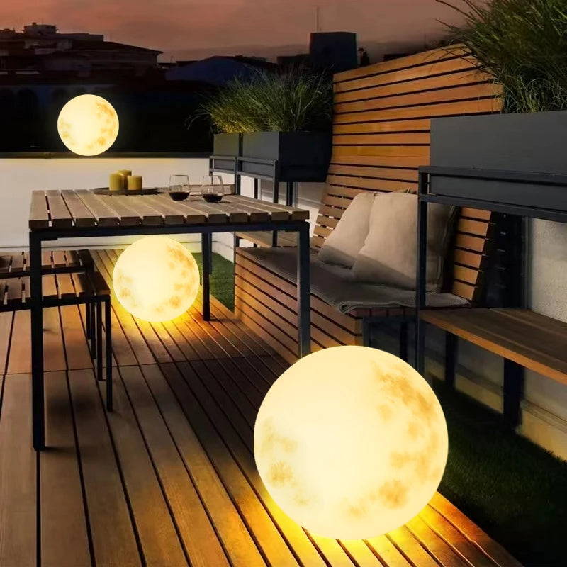 Lampada da giardino rotonda moderna a LED 1 luce