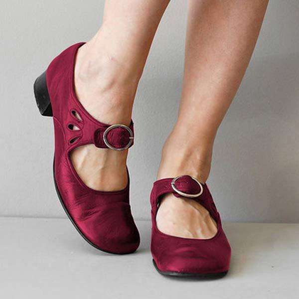 Federica | Leather sandals with buckle