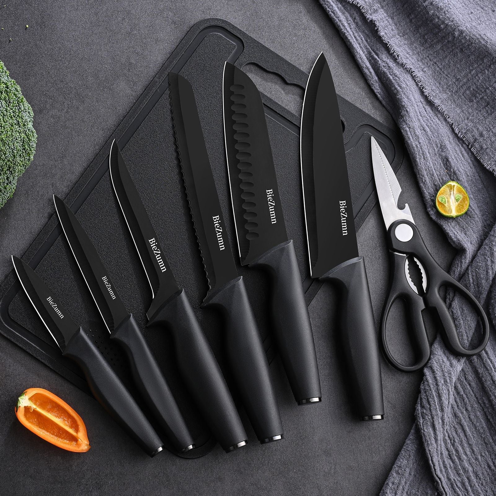 Set di coltelli da cucina | Collezione di coltelli professionali da chef