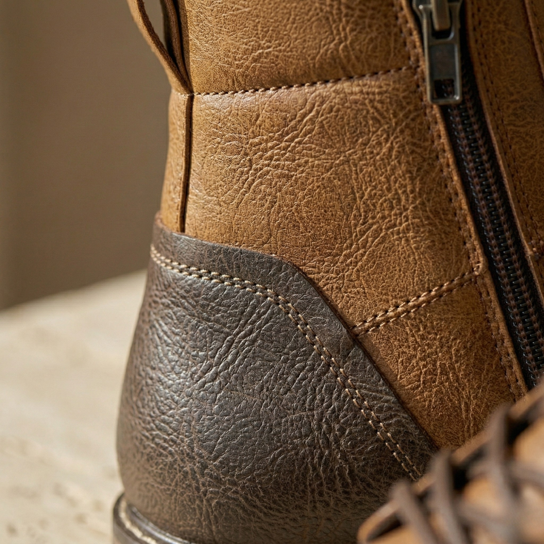 Durable Leather Orthopedic Boots