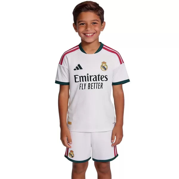 Kids Real Madrid Home Match Jersey Kit Player Version 2026/27 - Image 1