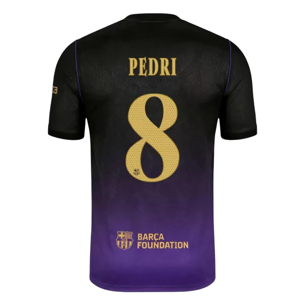 PEDRI #8 Barcelona Away Jersey 2026/27 - UCL Font - Image 1