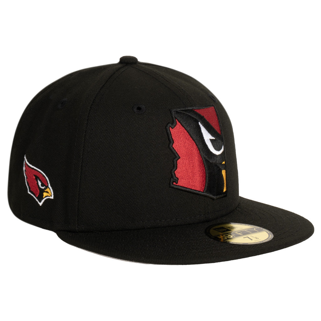Cappello New Era 59FIFTY con logo dello stato NFL Arizona Cardinals - Nero
