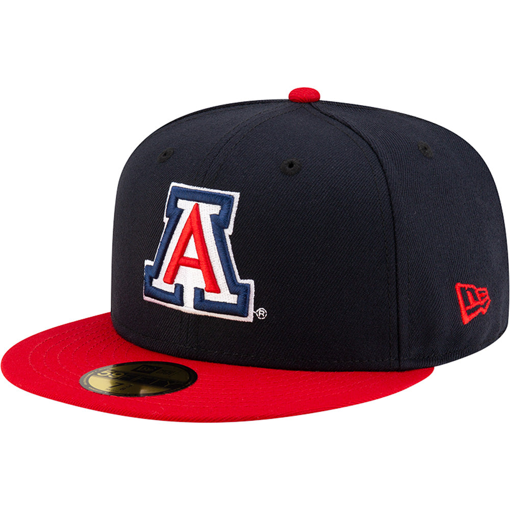Cappello Fitted New Era Two-Tone Primary Logo 59FIFTY NCAA Arizona Wildcats