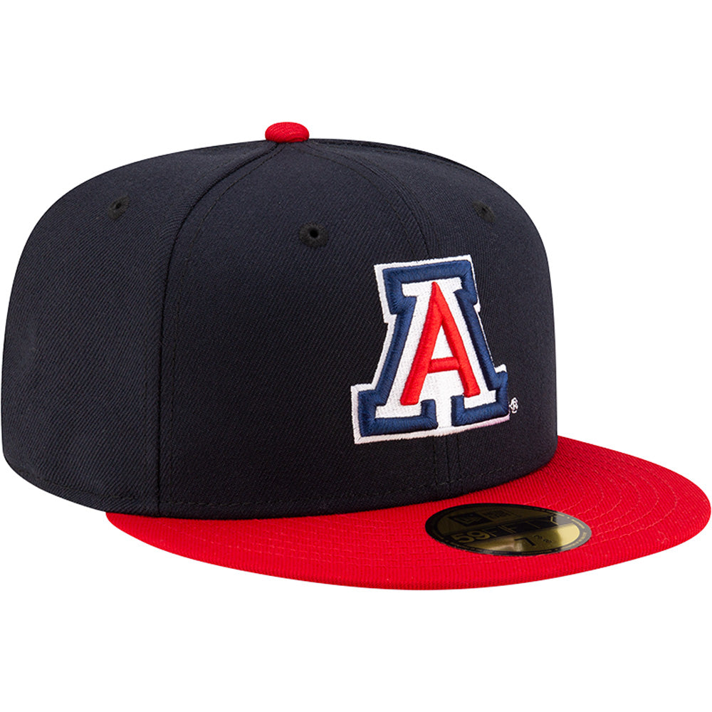 Cappello Fitted New Era Two-Tone Primary Logo 59FIFTY NCAA Arizona Wildcats