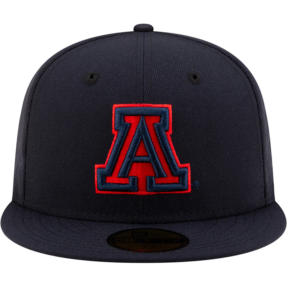 NCAA Arizona Wildcats New Era Basic Tonal 59FIFTY Fitted Hat - Navy