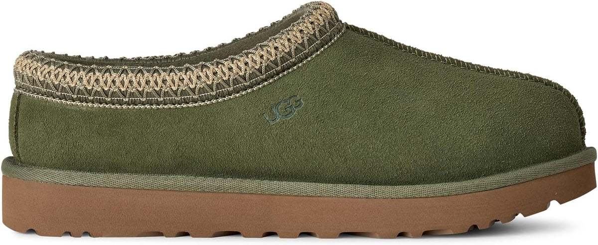 UGG Tasman II | Women's Suede Slipper | Sheepskin Insole | Shearling Lining | Braid Collar