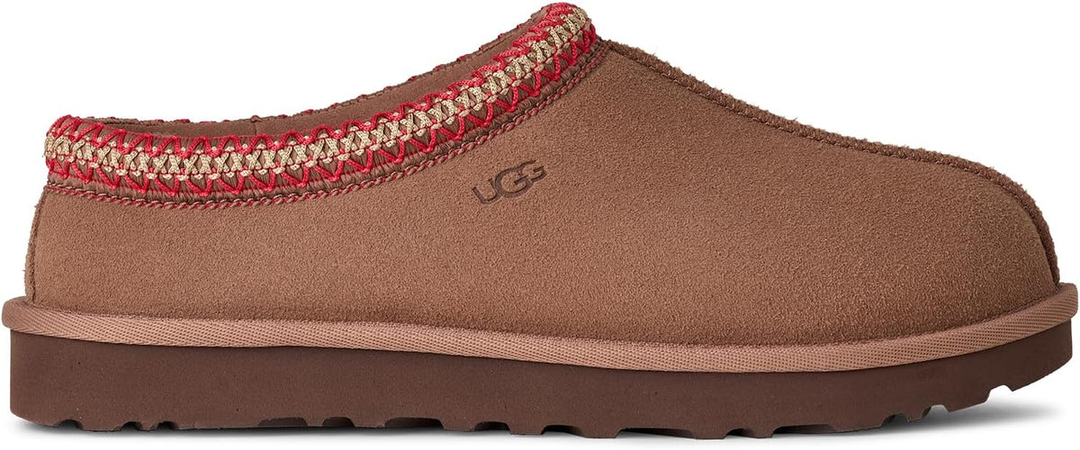 UGG Tasman II | Women's Suede Slipper | Sheepskin Insole | Shearling Lining | Braid Collar