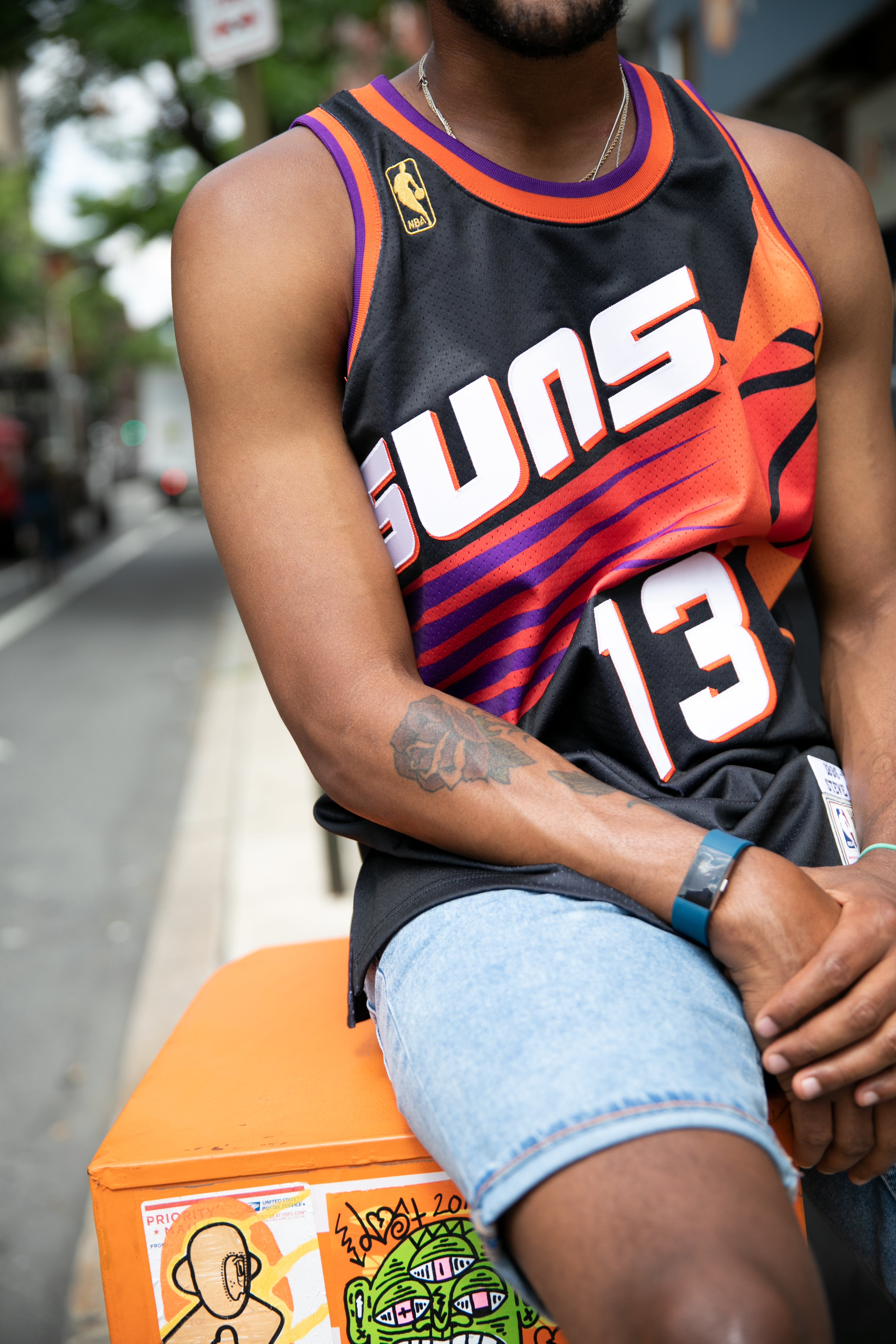NBA Phoenix Suns Steve Nash Mitchell & Ness '96 Retro Swingman Jersey
