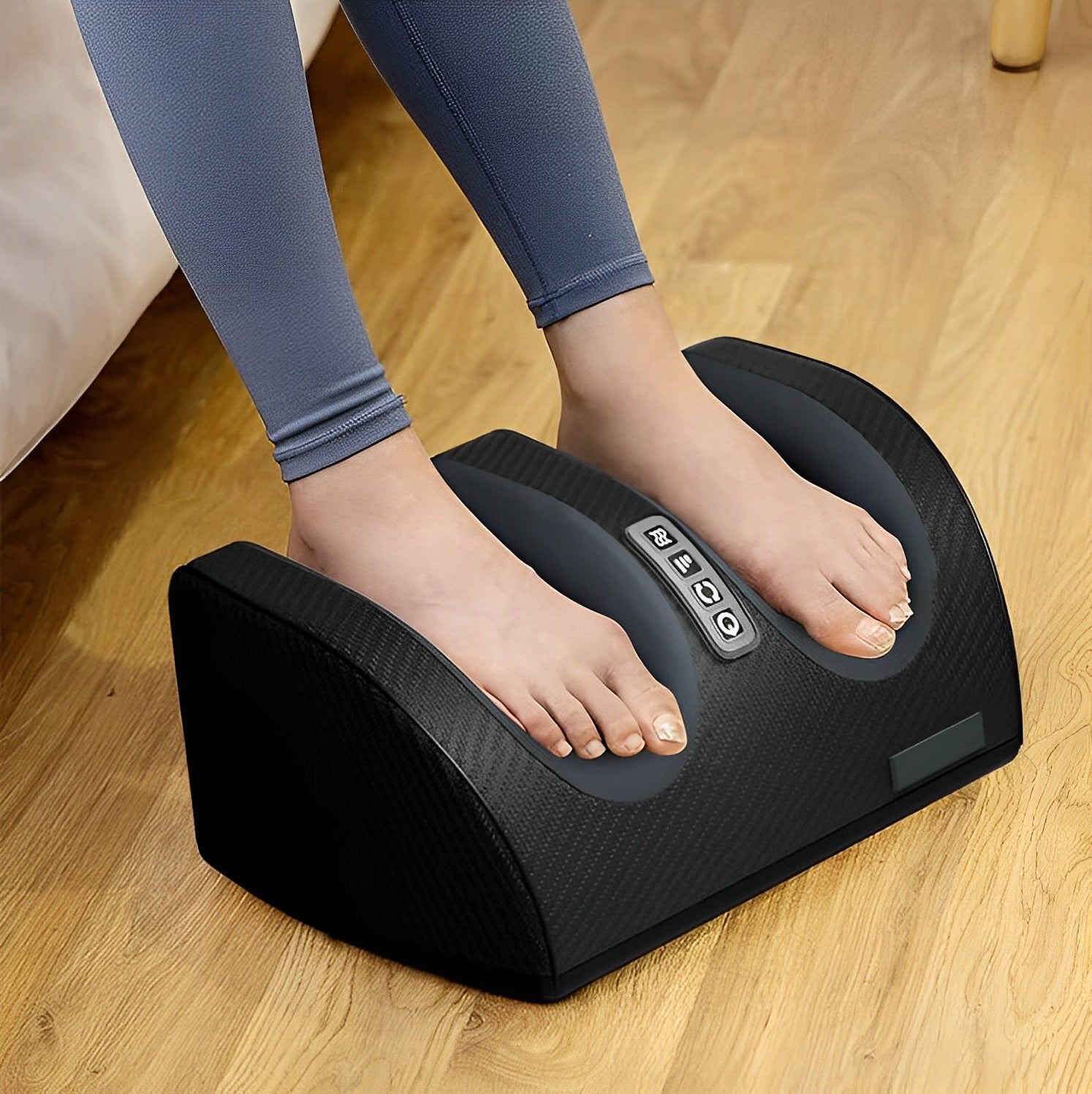 Foot & Calf Massager with Kneading and Air Compression – Heat, Flexible Intensity, Daily Relaxation