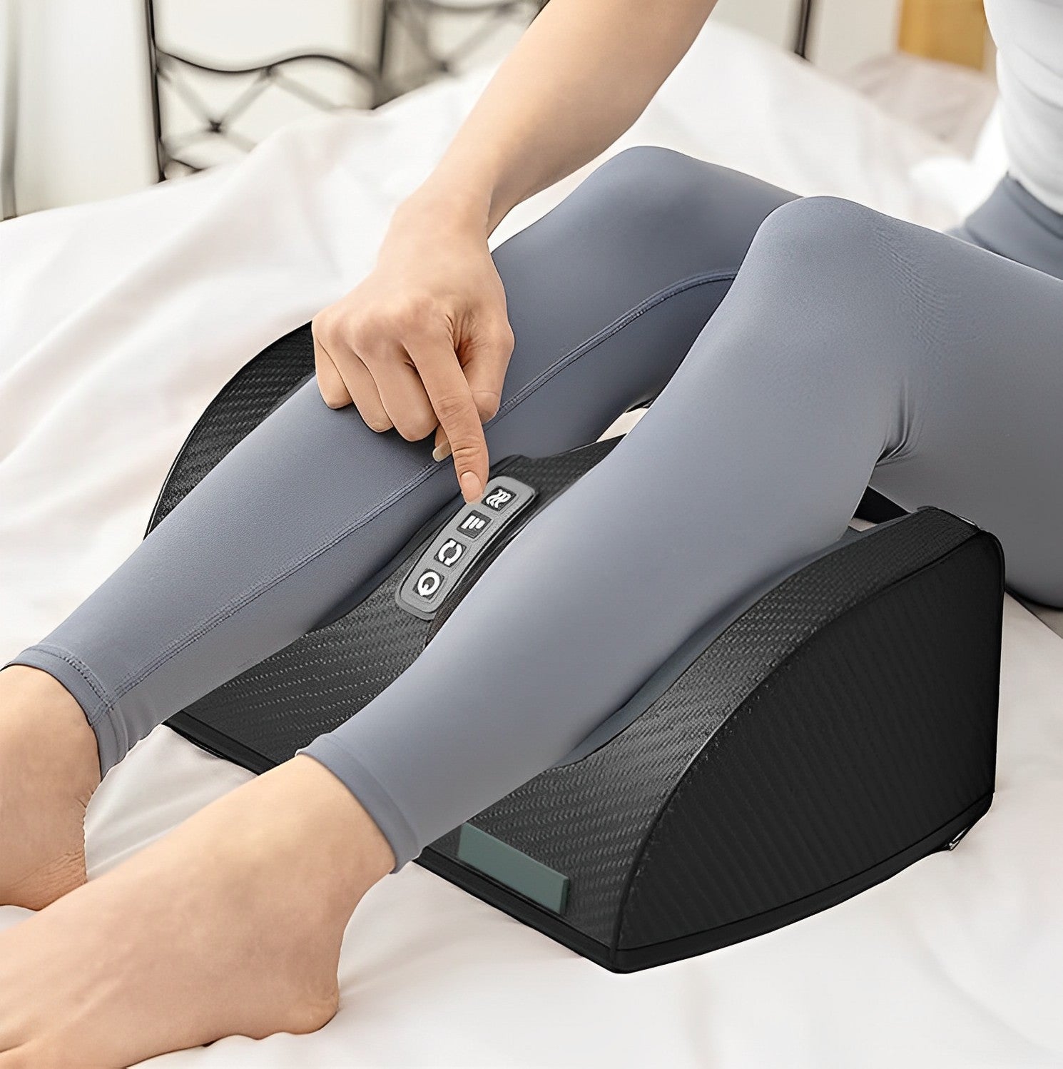 Foot & Calf Massager with Kneading and Air Compression – Heat, Flexible Intensity, Daily Relaxation