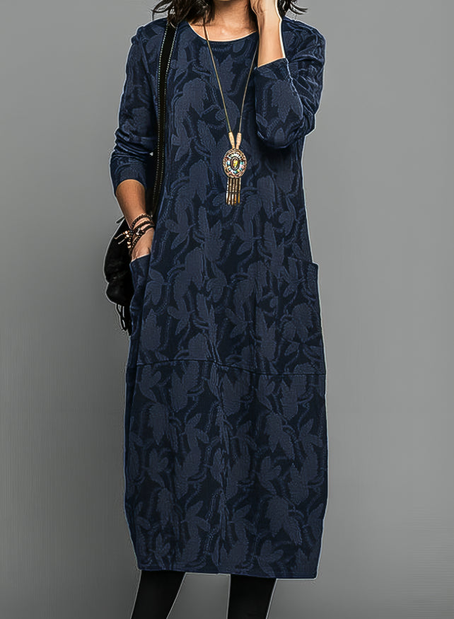 Alisha | Printed long-sleeve dress