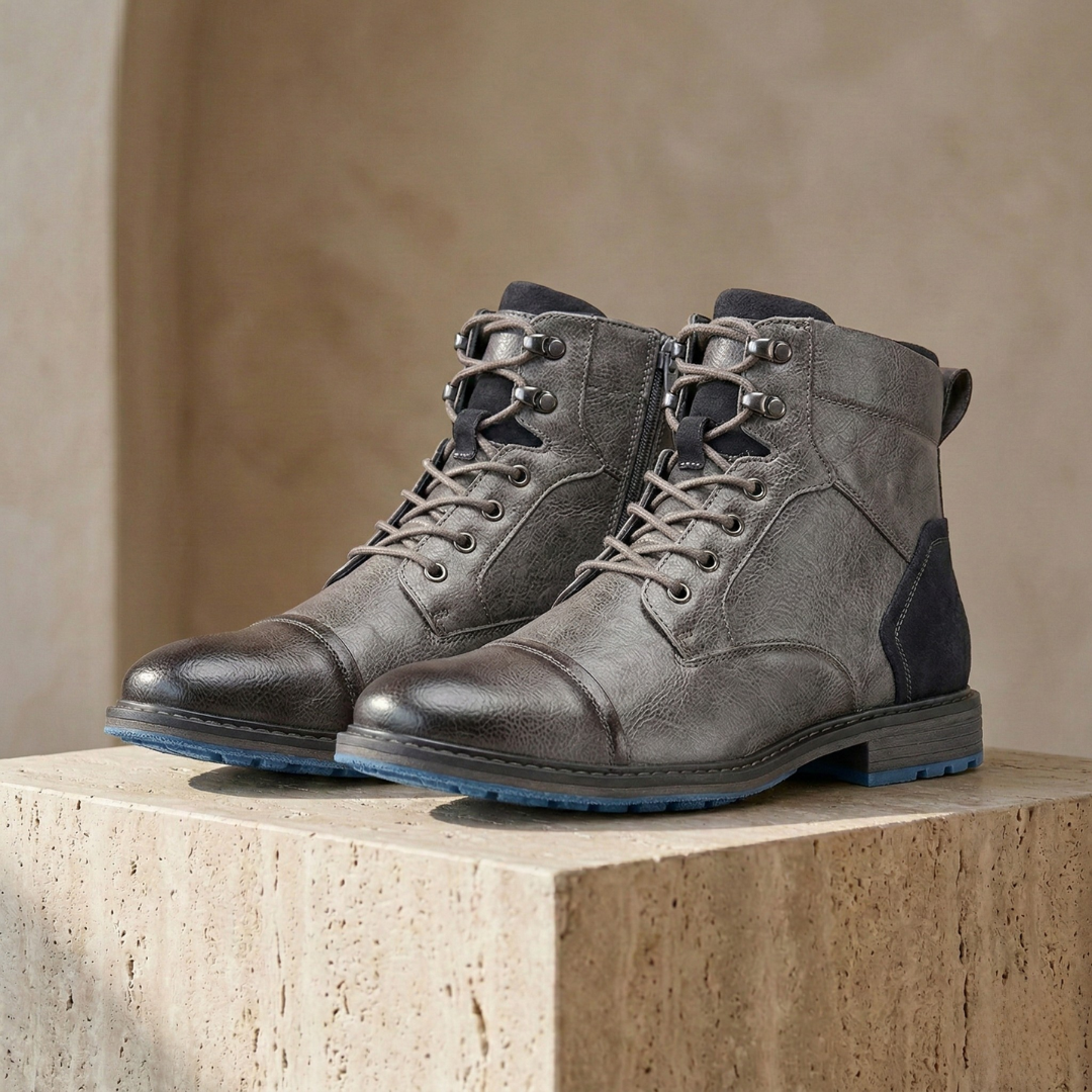 Durable Leather Orthopedic Boots