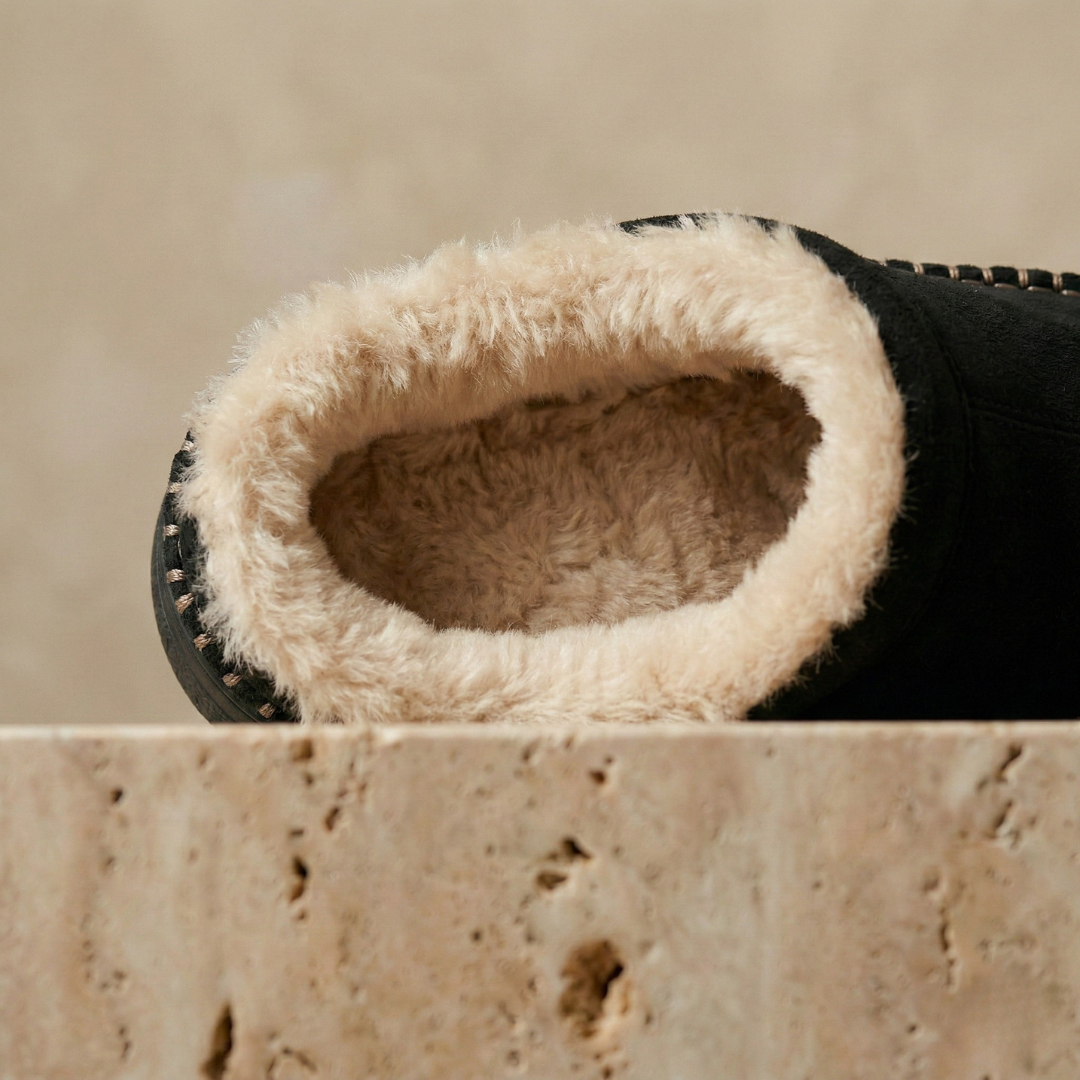 Pantofole morbide slip-on accoglienti