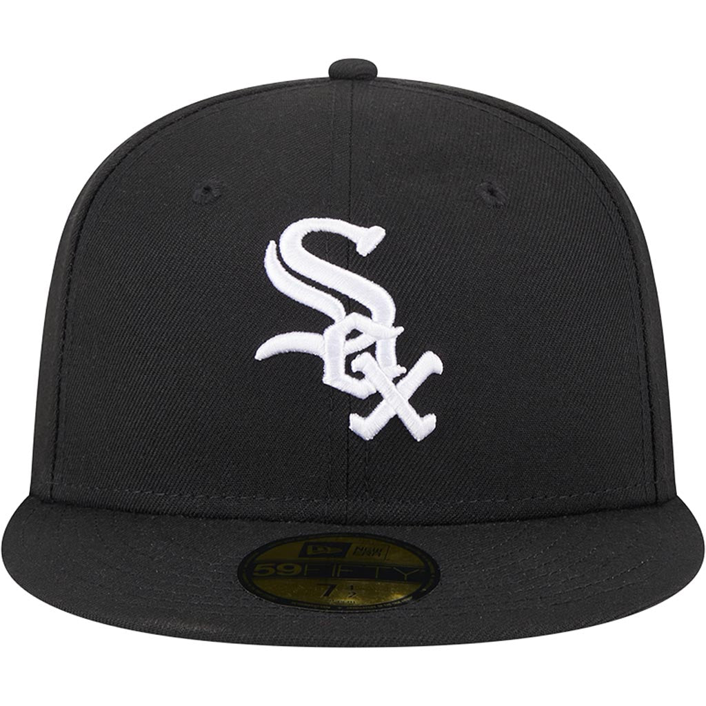 Cappello Fitted New Era 59FIFTY Collezione Autentica Casa MLB Chicago White Sox per Ragazzi - Nero