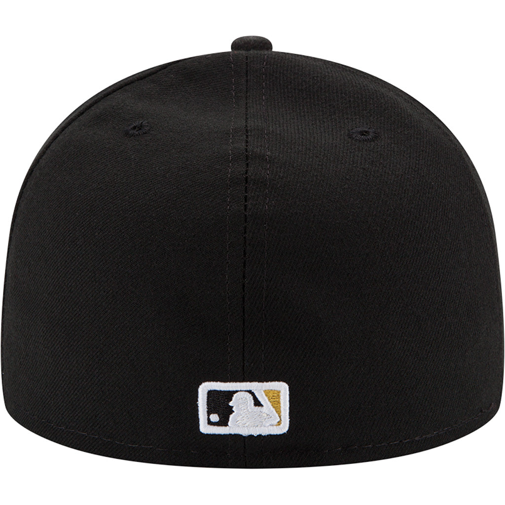 Cappello New Era 59FIFTY Fitted della collezione autentica da casa per giovani MLB Pittsburgh Pirates - Nero
