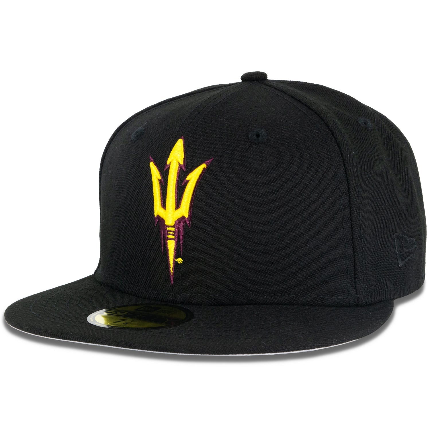 NCAA Arizona State Sun Devils New Era Primary Logo 59FIFTY Fitted Hat - Black