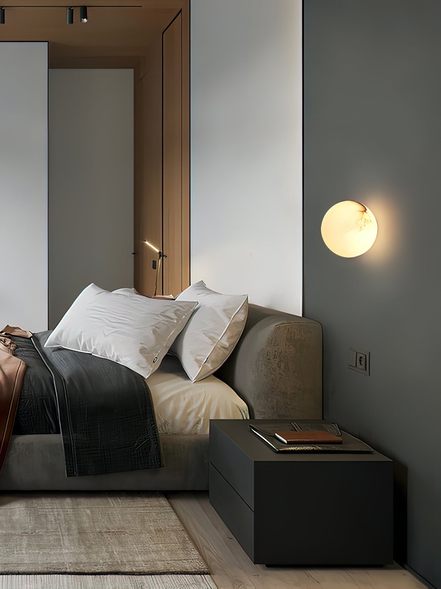 Alabaster Globe LED Wall Sconce 1-Light