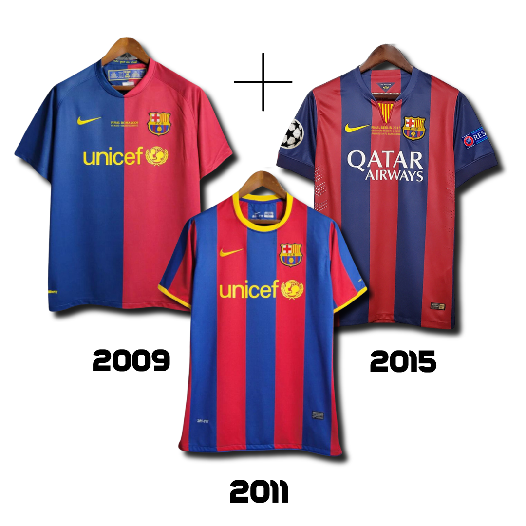 Barcelona 2009 + Barcelona 2011 + Barcelona 2015