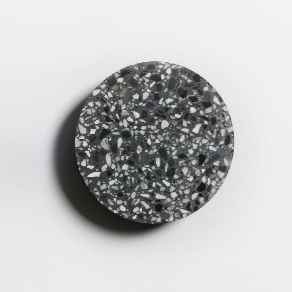 Applique da parete moderna rotonda in terrazzo LED 1 luce