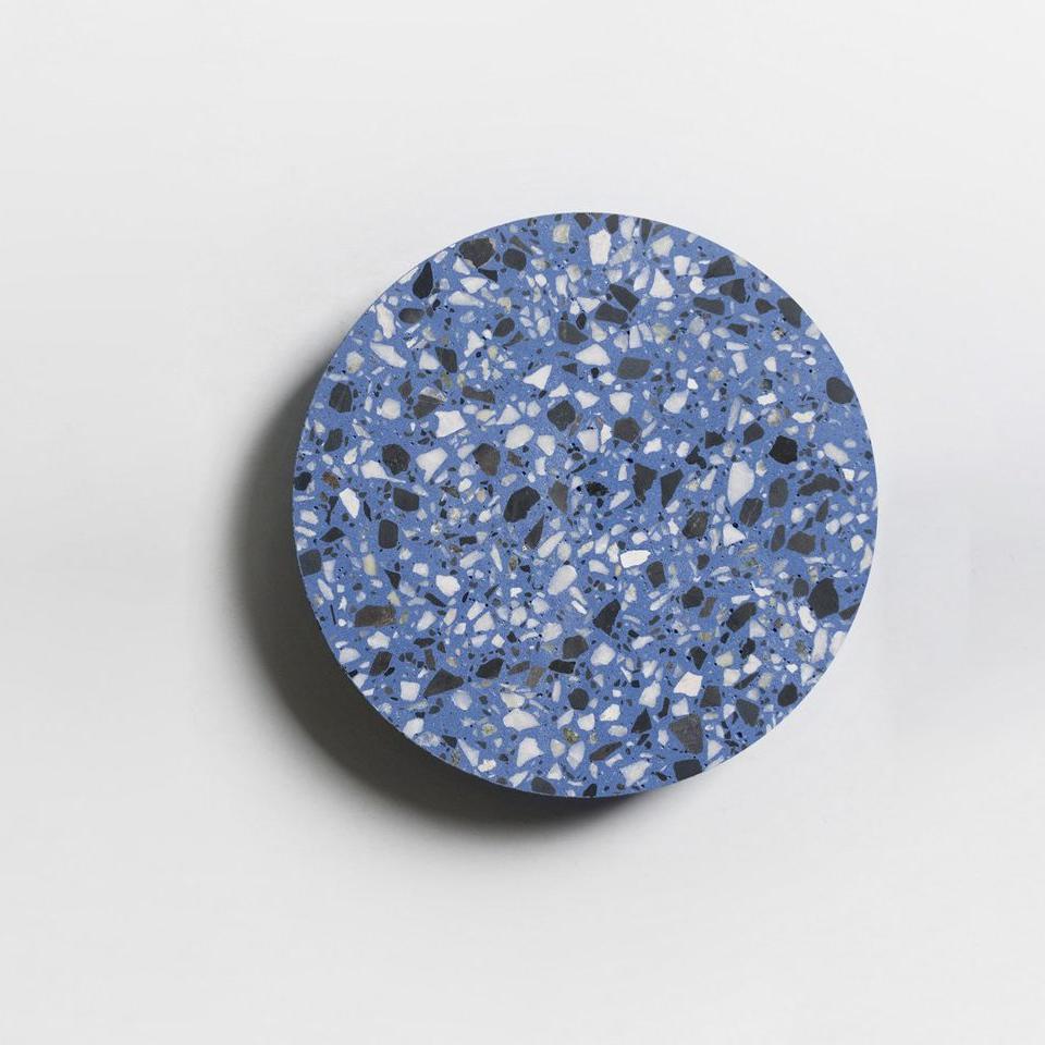 Applique da parete moderna rotonda in terrazzo LED 1 luce