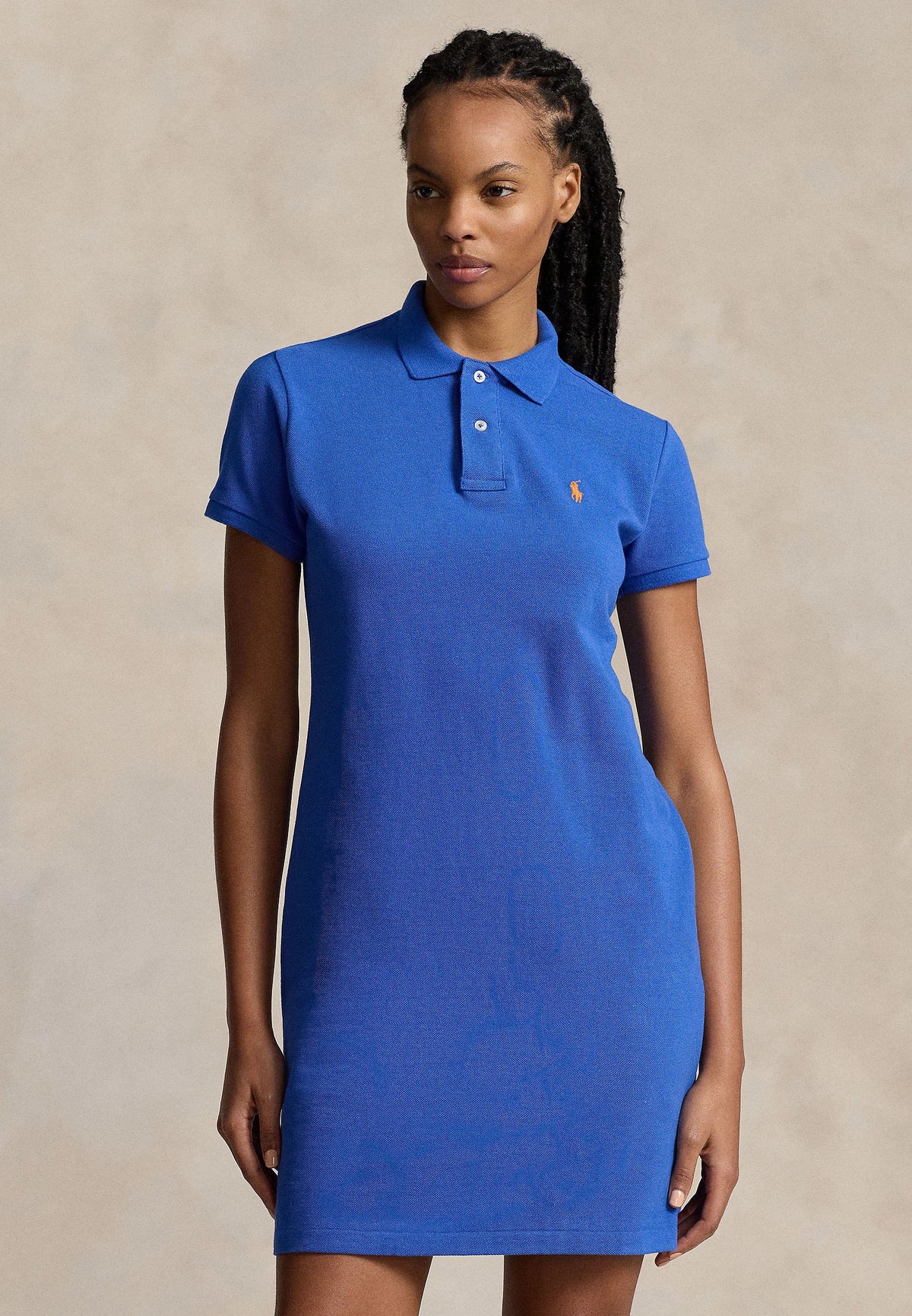 Ralph Lauren Cotton Mesh Polo Dress