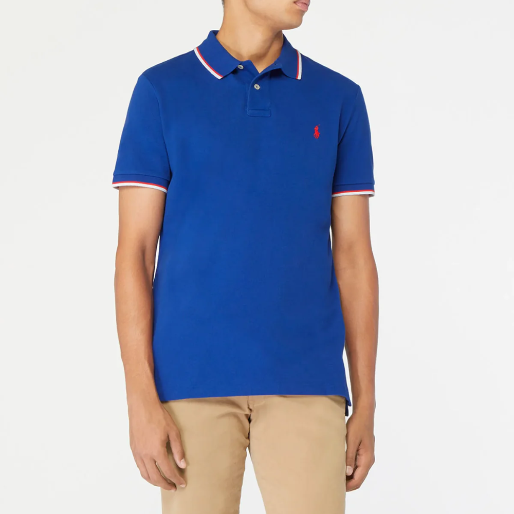 Ralph Lauren Custom Slim Fit Mesh Polo Shirt