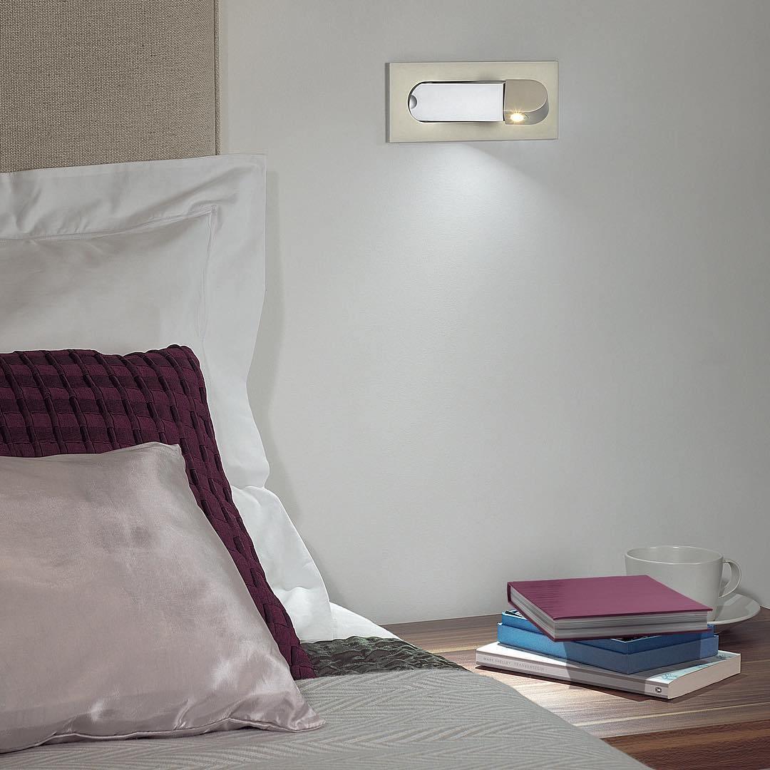 Modern Recessed Rectangular Adjustable LED Wall Sconce 1-Light