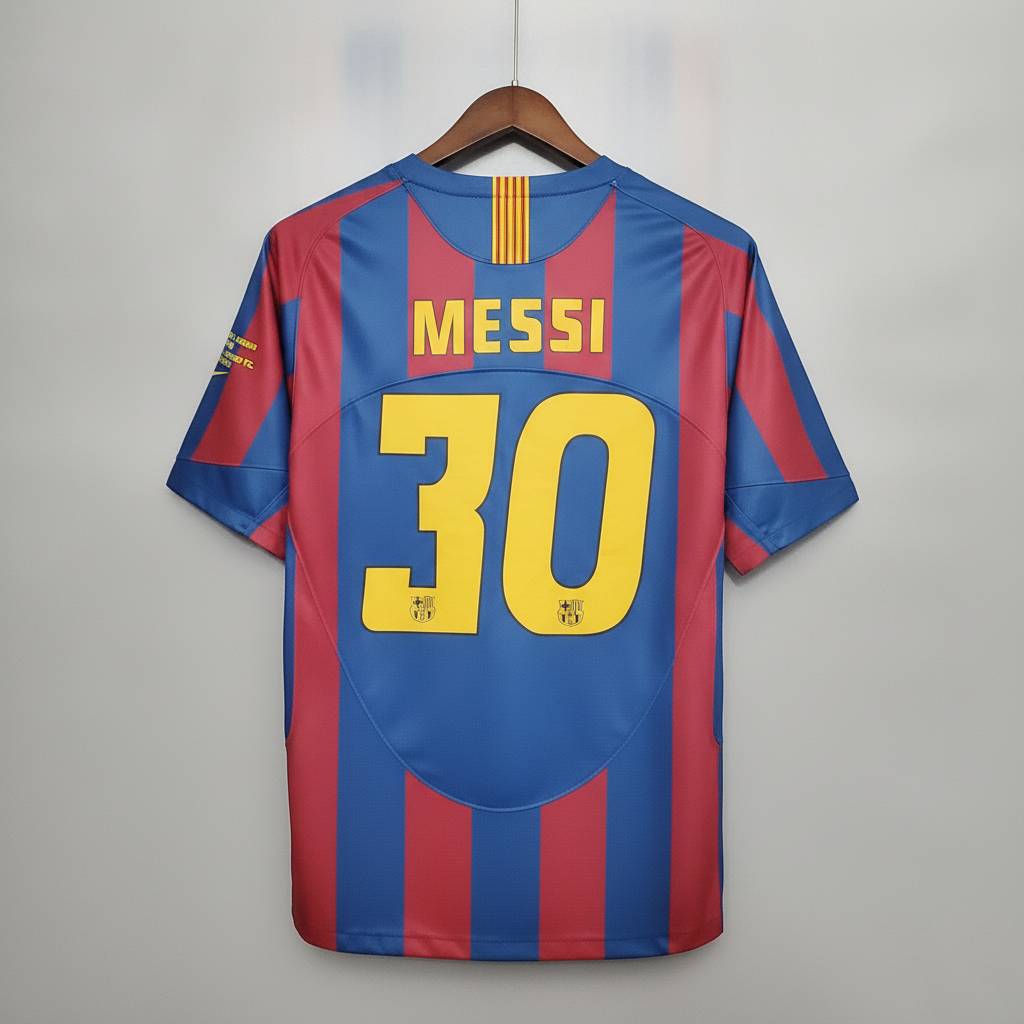 Maglia Home Messi Barcelona Champions League 2005/06
