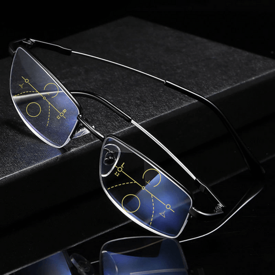 German Smart Progressive Glasses | Adaptive Multifocal Eyewear with Clear Vision