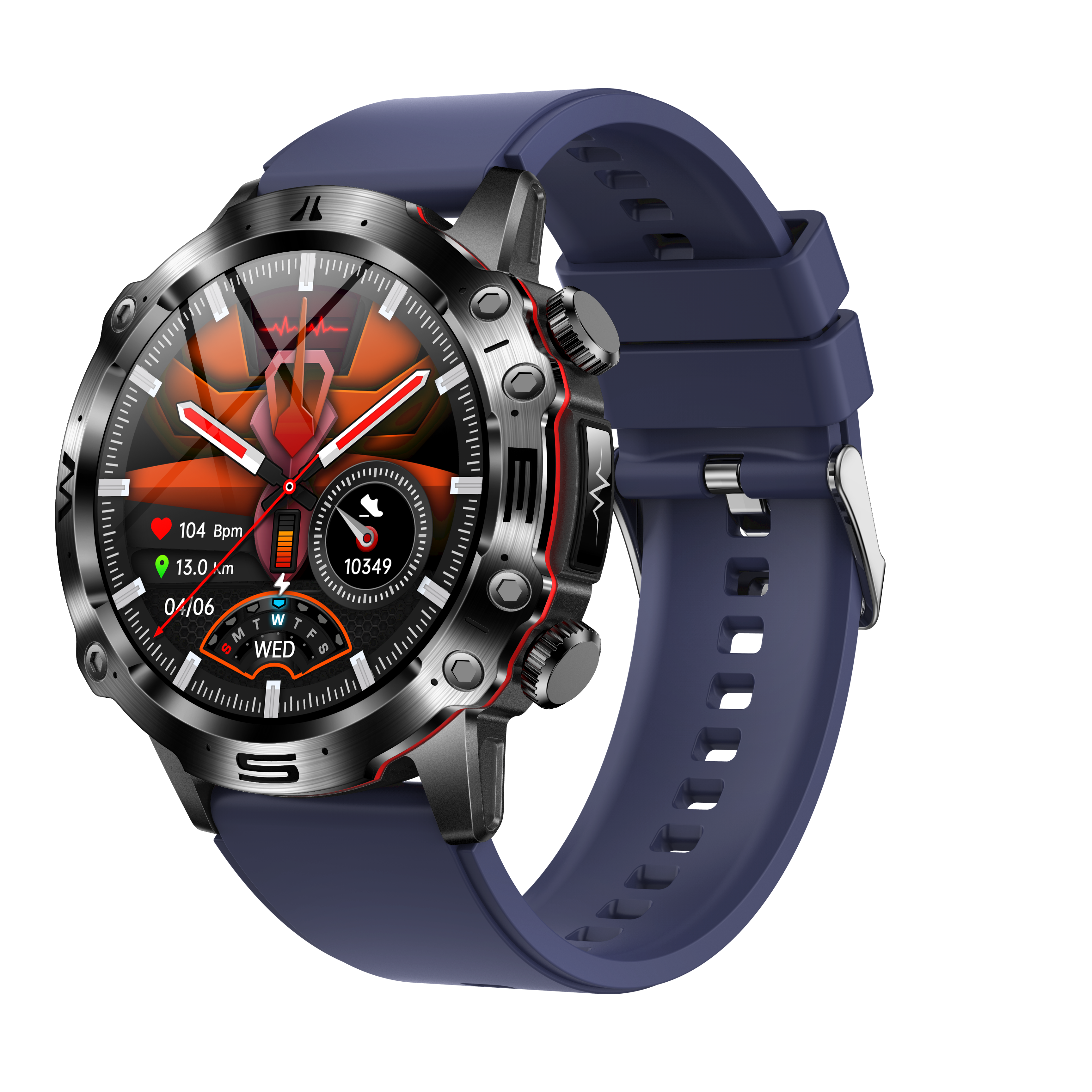 Premium ECG Smartwatch | EKG, Blood Pressure, Blood Sugar & Health Insights