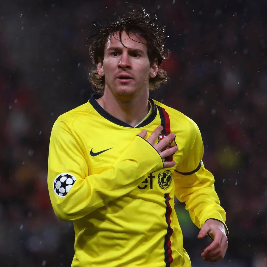 Messi Barcelona Away Long Sleeve 2008/09 Jersey